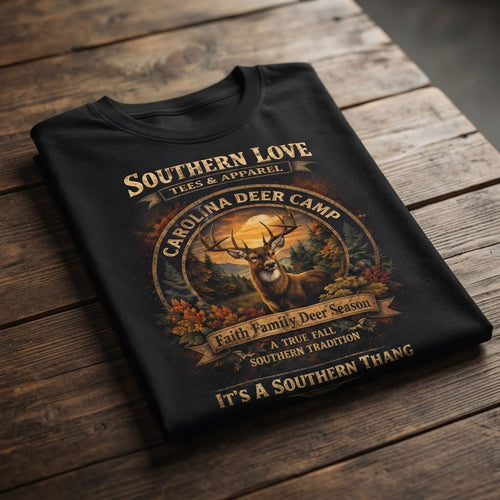 Faith, Family, Deer Season | Southern Hunting T-Shirt