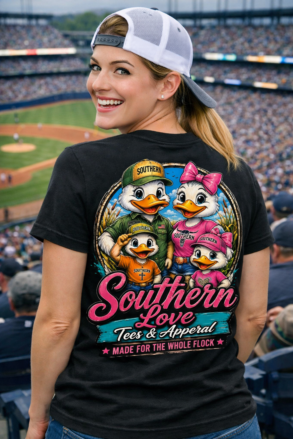 Southern Love & Tees, Made For The Whole Flock Tshirt - Southern Love Tees & Apparel - Southern pride apparel, hand-pressed DTF shirt