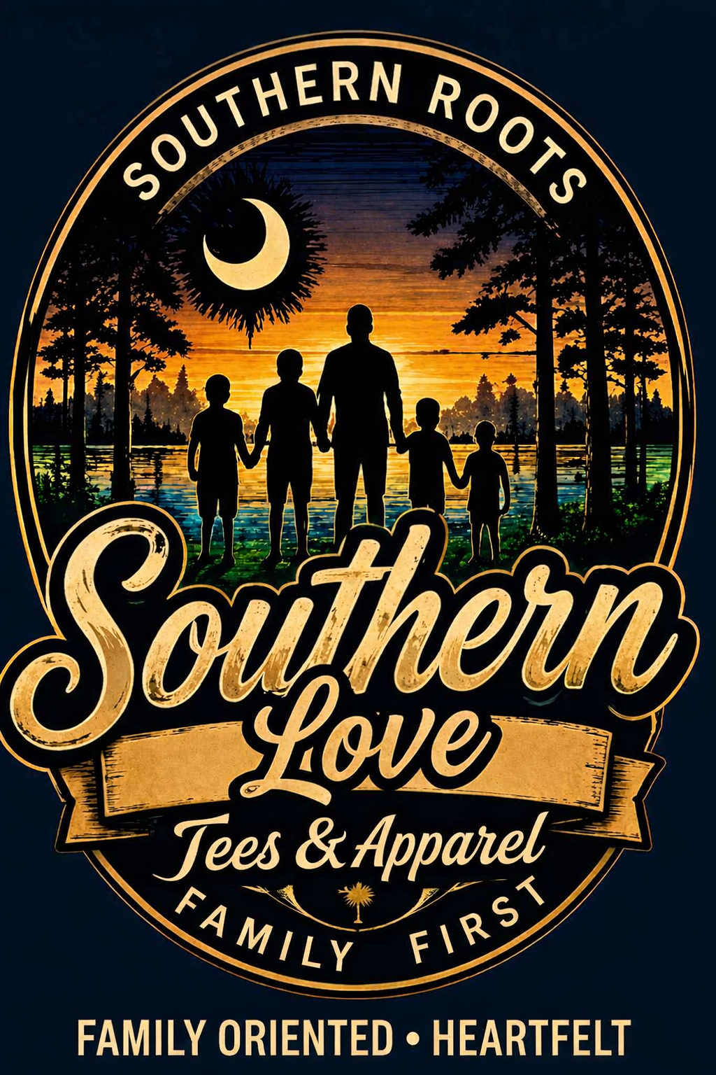 Southern Roots - Southern Love Tees & Apparel - Southern pride apparel, hand-pressed DTF shirt