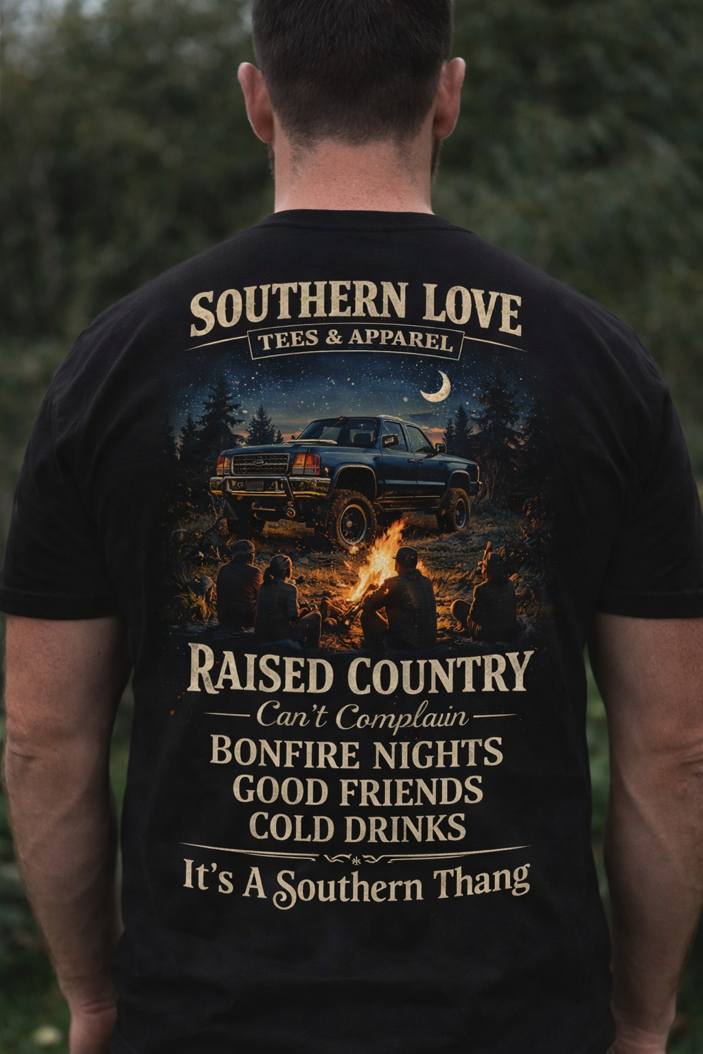 Raised Country T-shirt - Southern Love Tees & Apparel - Southern pride apparel, hand-pressed DTF shirt