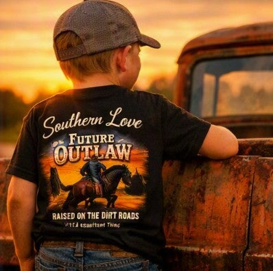 Lill Hellrazors, Raised On The Dirt Roads - Southern Love Tees & Apparel - Southern pride apparel, hand-pressed DTF shirt