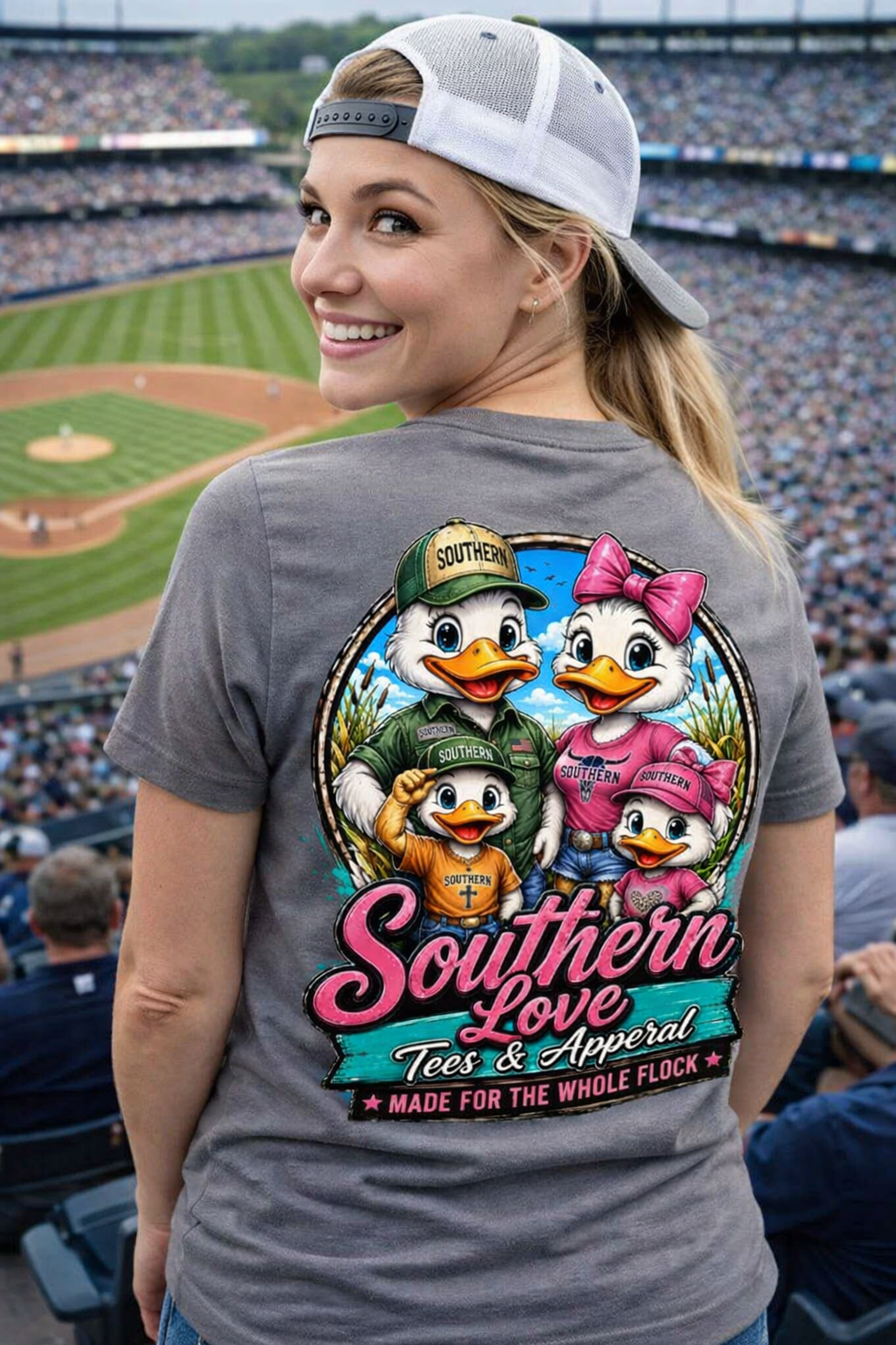 Southern Love & Tees, Made For The Whole Flock Tshirt - Southern Love Tees & Apparel - Southern pride apparel, hand-pressed DTF shirt
