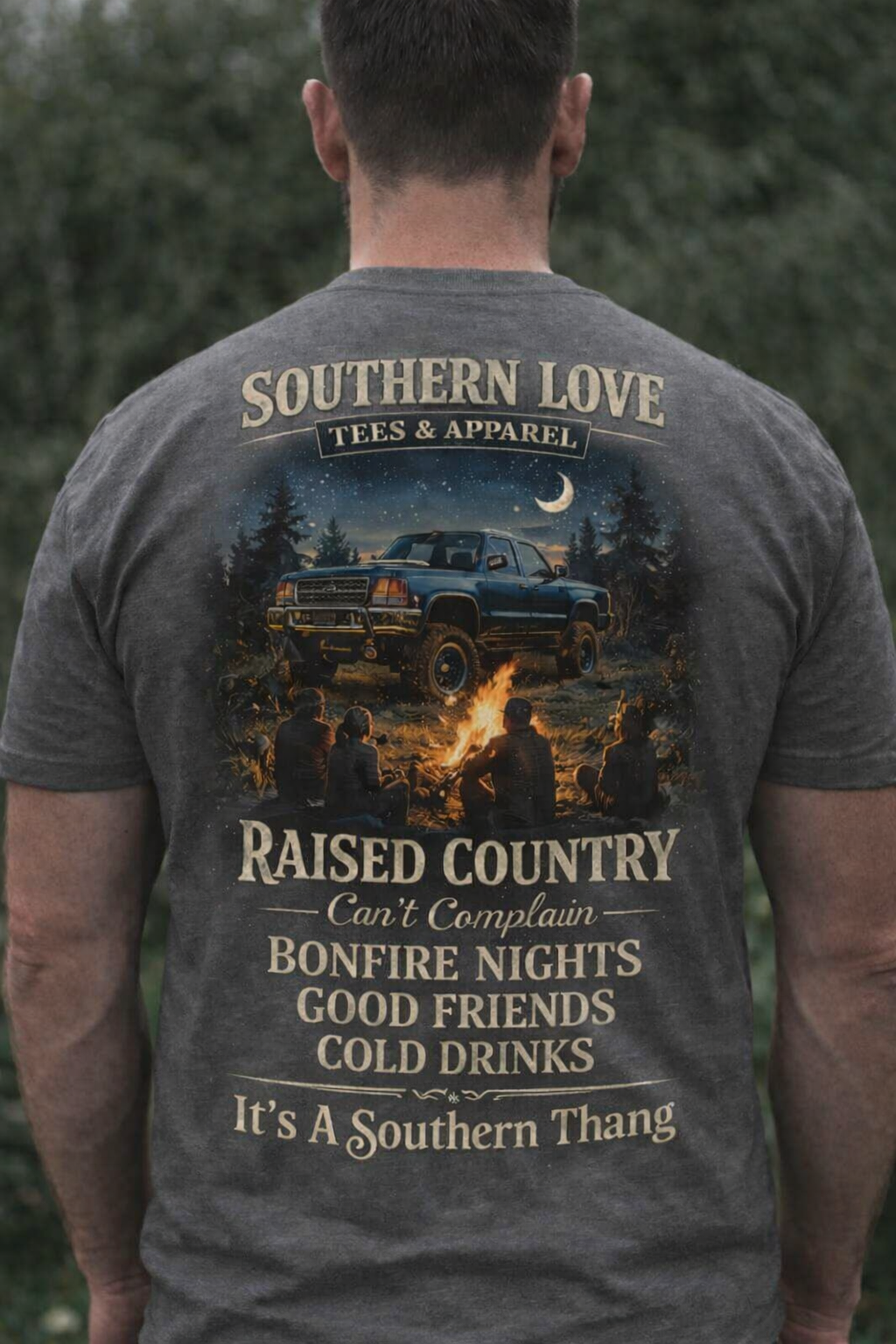 Raised Country T-shirt - Southern Love Tees & Apparel - Southern pride apparel, hand-pressed DTF shirt