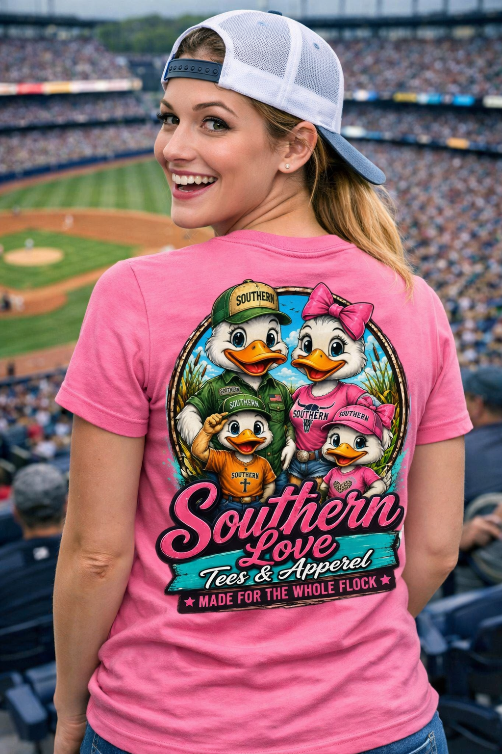 Southern Love & Tees, Made For The Whole Flock Tshirt - Southern Love Tees & Apparel - Southern pride apparel, hand-pressed DTF shirt