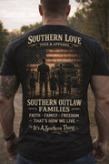 Southern Outlaw Families T-shirt - Southern Love Tees & Apparel - Southern pride apparel, hand-pressed DTF shirt
