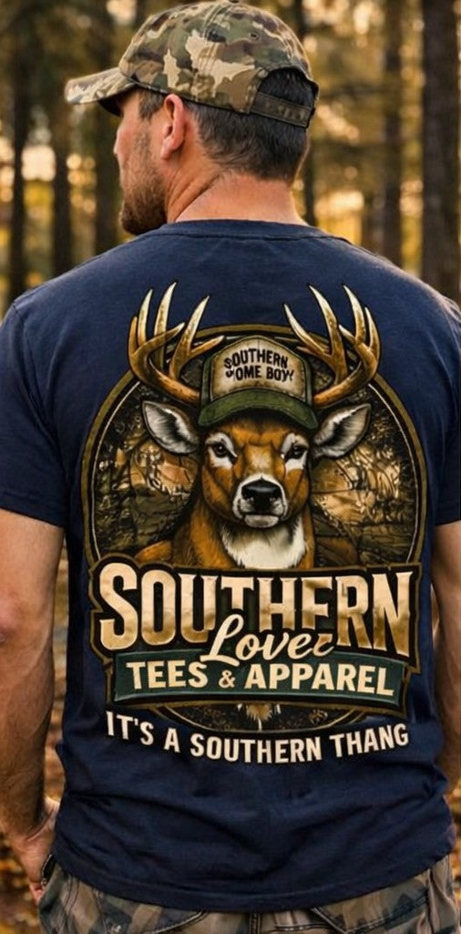 Southern Love Deer shirt - Southern Love Tees & Apparel - Southern pride apparel, hand-pressed DTF shirt