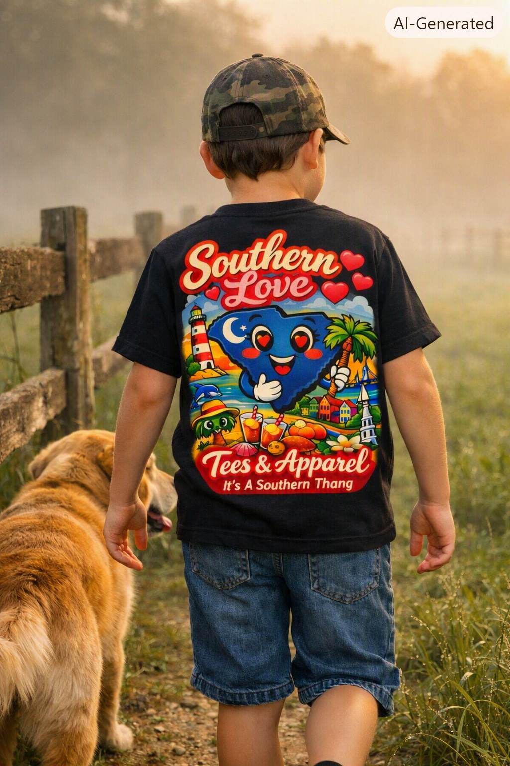 Fun Southern Shirt - Southern Love Tees & Apparel - Southern pride apparel, hand-pressed DTF shirt